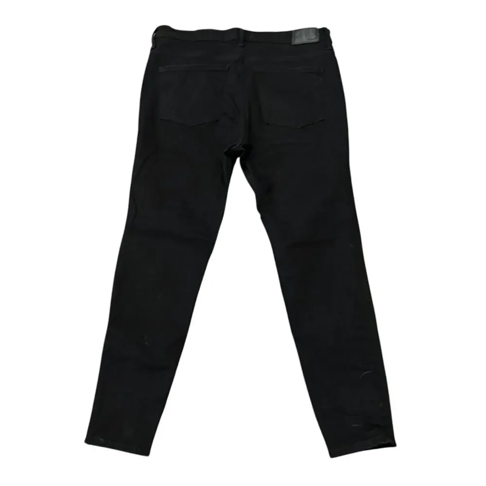 MADEWELL Black 9" Mid Rise Skinny Leg Button Fly Jeans Size 32 - Picture 3 of 7